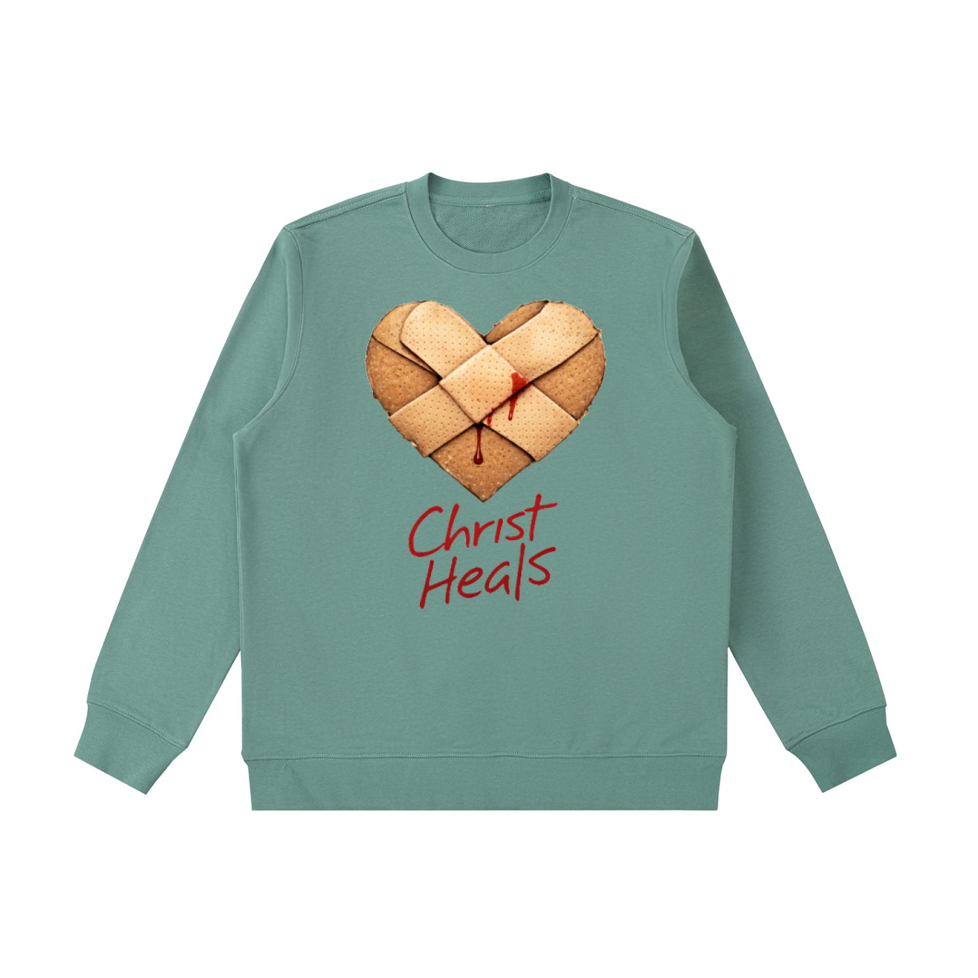 Christ Heals Crewneck  Sweatshirt