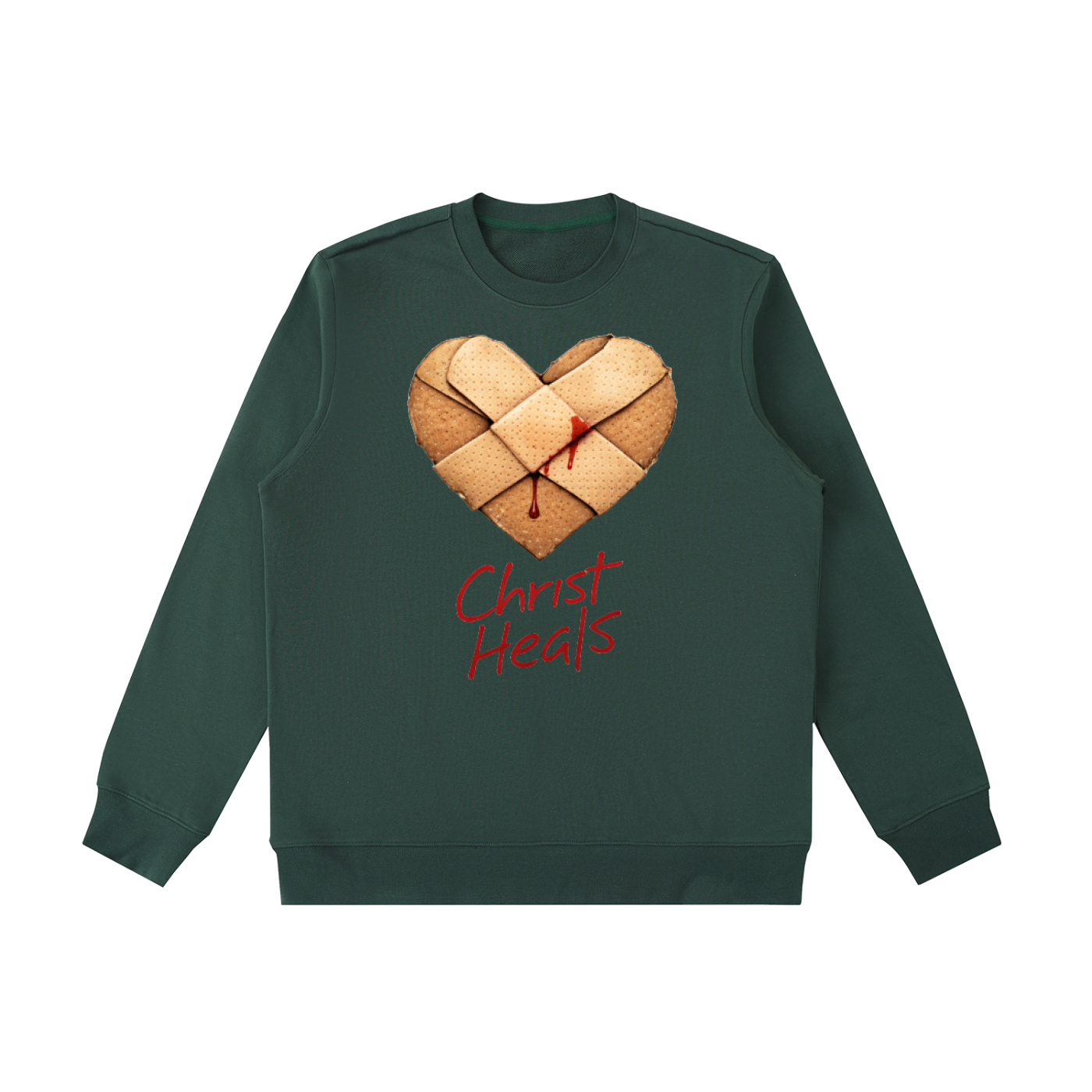Christ Heals Crewneck  Sweatshirt